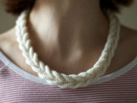 olgajazzy Cable Knit Necklace